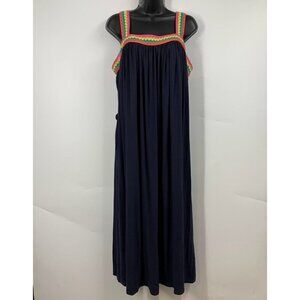 Boden Women's Crochet Trim Jersey Maxi‎ Dress Size 10 NWT